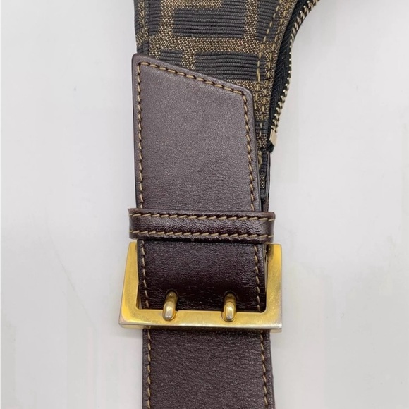 Authentic FENDI canvas brown shoulder bag, these bag is gorgeous. Preloved - Picture 15 of 16